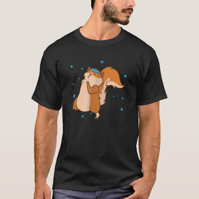 Squirrel running Tree Rodent T-Shirt (Front)