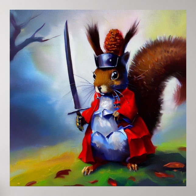 Squirrel Samurai Poster (Front)