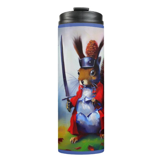 Squirrel Samurai Thermal Tumbler (Front)