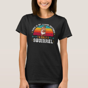 Squirrel Saying Cute Retro Vintage Squirrel T-Shirt