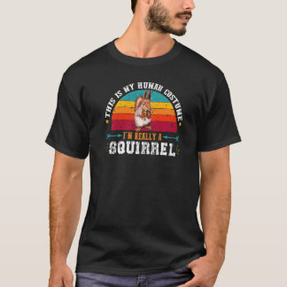 Squirrel Saying Cute Retro Vintage Squirrel T-Shirt