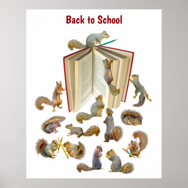 Squirrel School Poster (Front)