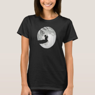 Squirrel Silhouette Moon Shine I Squirrels Whisper T-Shirt