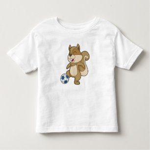 Squirrel Soccer player Soccer Toddler T-Shirt