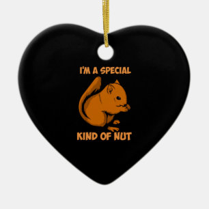 Squirrel - Special Kind Of Nut Ceramic Ornament