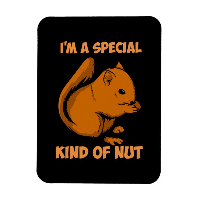 Squirrel - Special Kind Of Nut Magnet (Vertical)