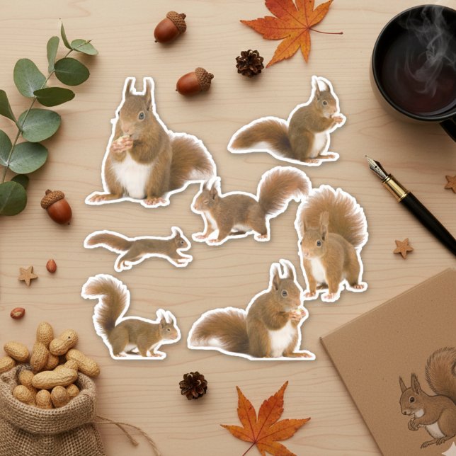 Squirrel Sticker Pack (Squirrel Sticker Pack)