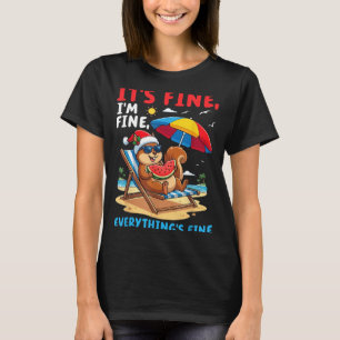 Squirrel Summer Christmas Fine Fine Everythings T-Shirt