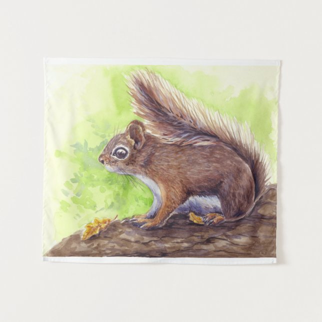 Squirrel Tapestry (Front (Horizontal))
