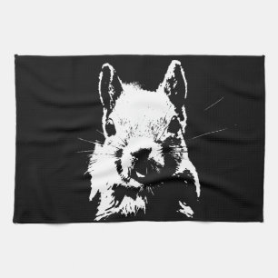 Squirrel Tea Towel