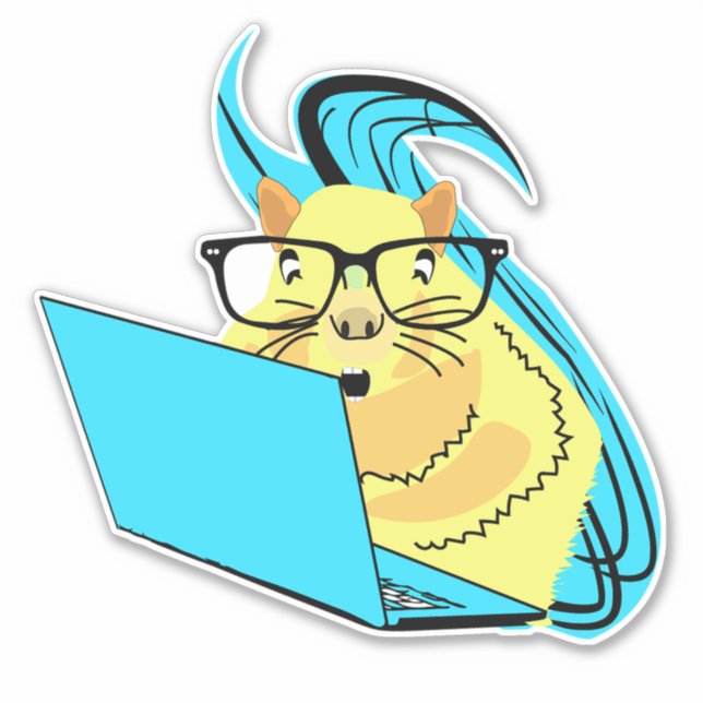 Squirrel tech sticker (Front)