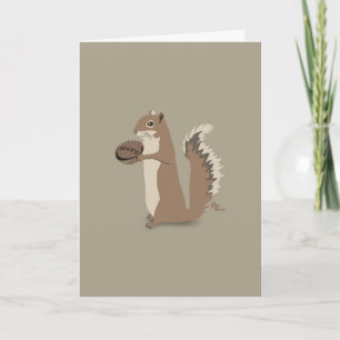Squirrel Thank You Card