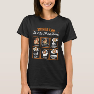 Squirrel Things I do in my free time Squirrel T-Shirt