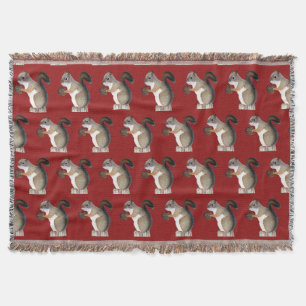 Squirrel Throw Blanket