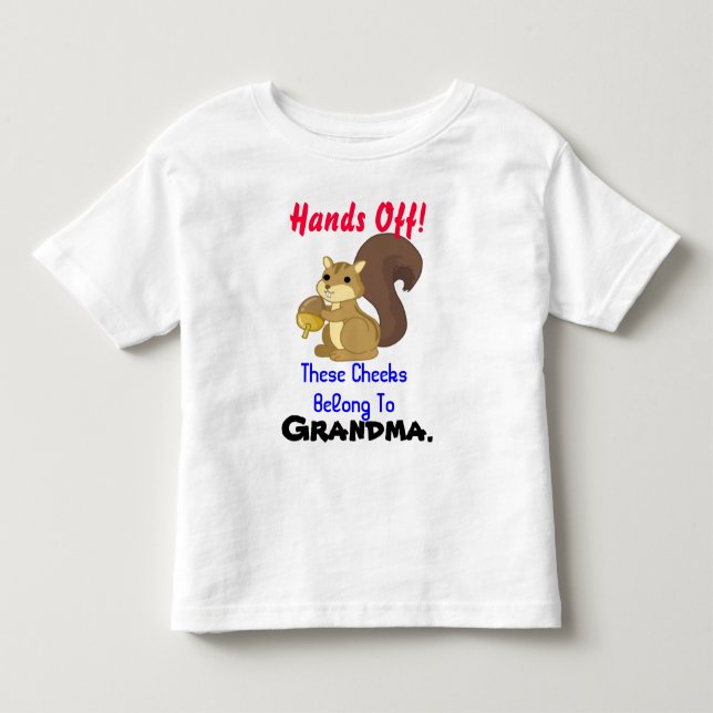 Squirrel Toddler T Shirt (Front)