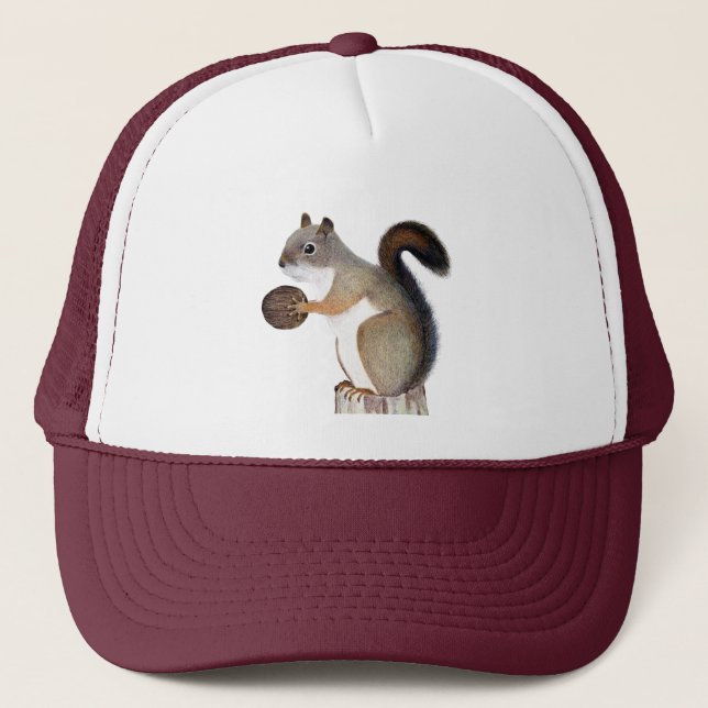 Squirrel Trucker Hat (Front)