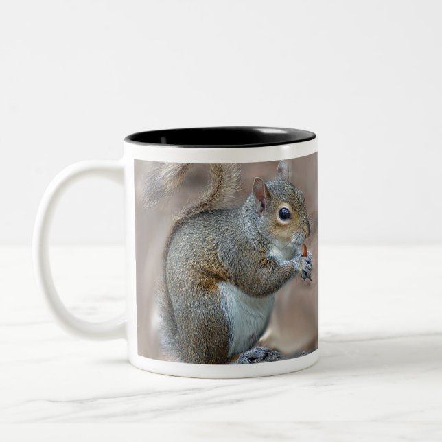 squirrel Two-Tone coffee mug (Left)