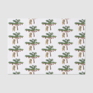 Squirrel under Tree Tissue Paper