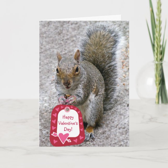 Squirrel Valentine's Card (Front)