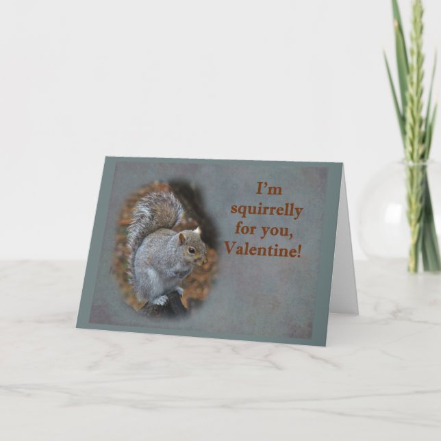 Squirrel Valentine's Day Card (Front)