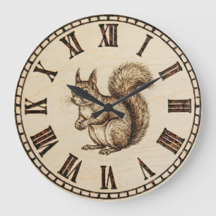 Squirrel Wall Clock