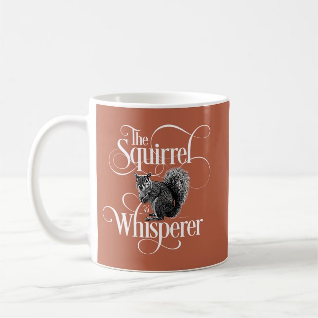 Squirrel Whisperer - funny squirrel lover Coffee M Mug (Left)