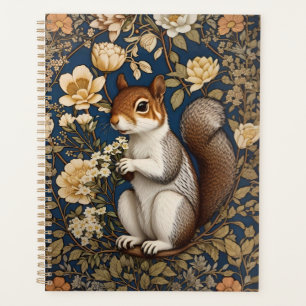 Squirrel With Acacia Flowers William Morris Planner