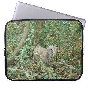 Squirrel with Acorn Laptop Bag
