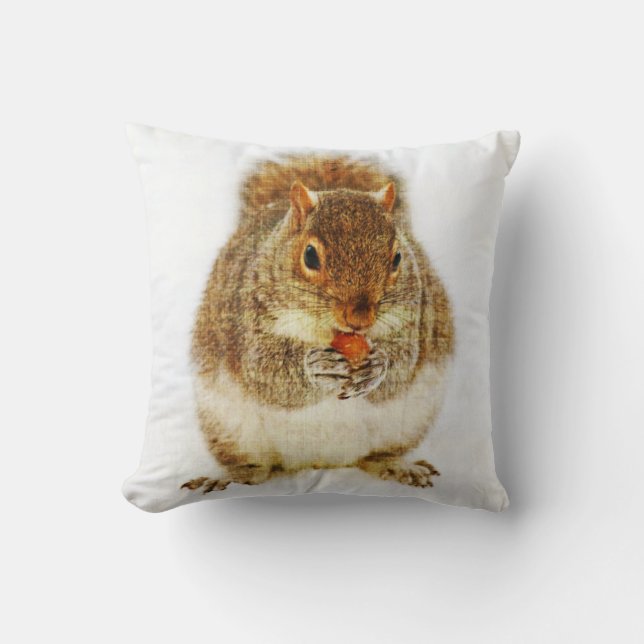 Squirrel with an Acorn Cushion (Front)