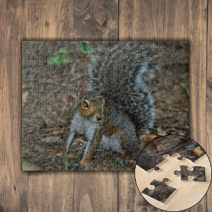 Squirrel with glowing eyes jigsaw puzzle