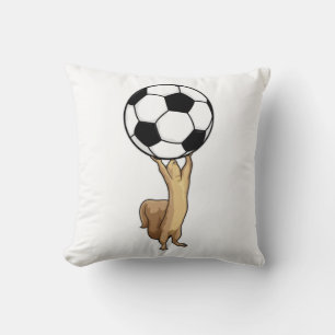 Squirrel with Soccer ball Cushion