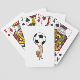 Squirrel with Soccer ball Playing Cards