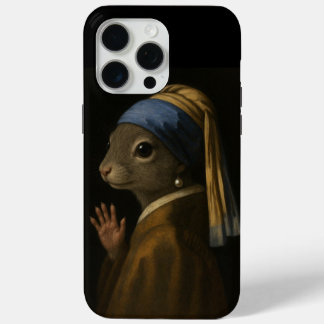 Squirrel With The Pearl Earring  iPhone 15 Pro Max Case