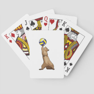 Squirrel with Volleyball Playing Cards