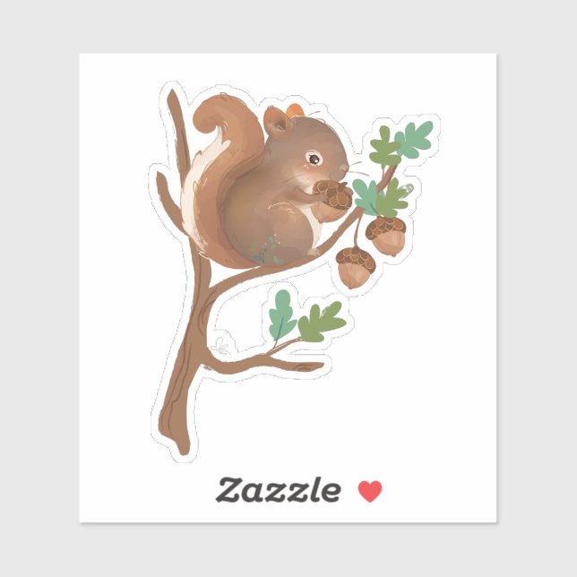 Squirrel • Woodland Forest Animal Illustration (Sheet)