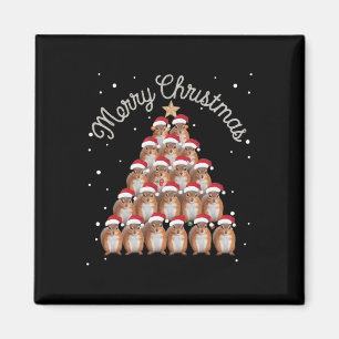 Squirrel Xmas Tree Squirrel Christmas Tree 2 Magnet