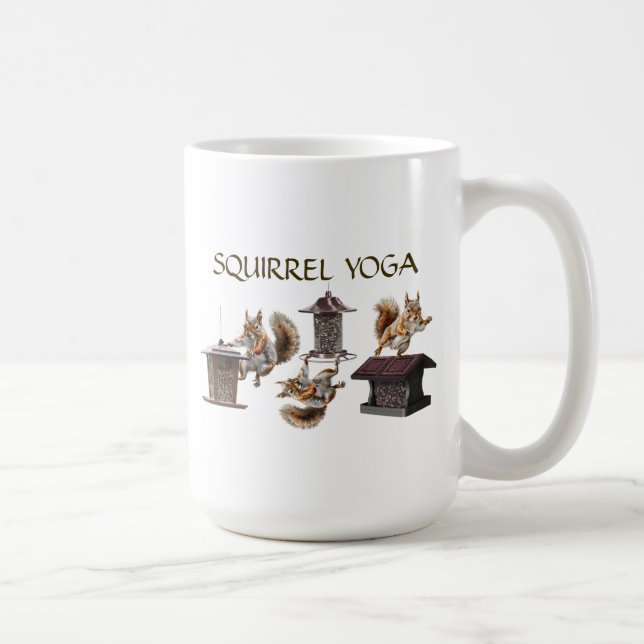 Squirrel Yoga Mug (Right)