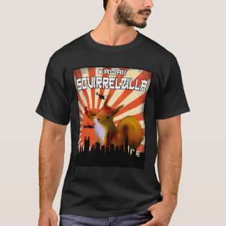 Squirrel-Zilla Squirrel Wear Cute Squirrel Tee Kaw