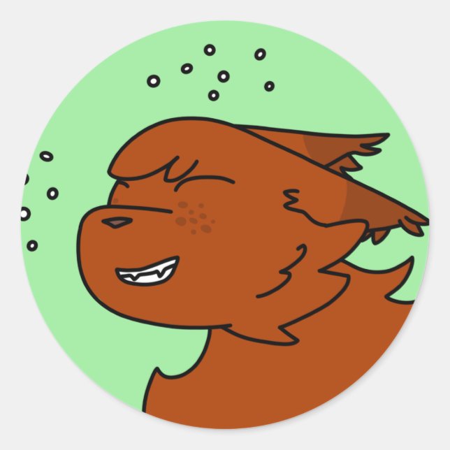 Squirrelflight Round Sticker (Front)