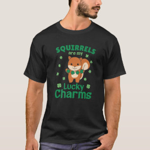 Squirrels Are My Lucky Charms St Paddy's Day Squir T-Shirt