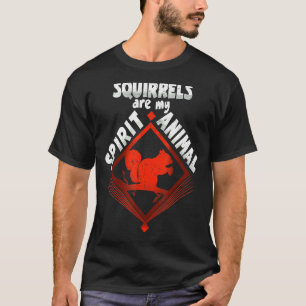 Squirrels Are My Spirit Animal Cute Gopher Zoo T-Shirt