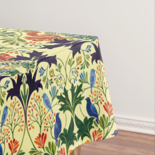 Squirrels Birds & Butterflies Pattern Tablecloth