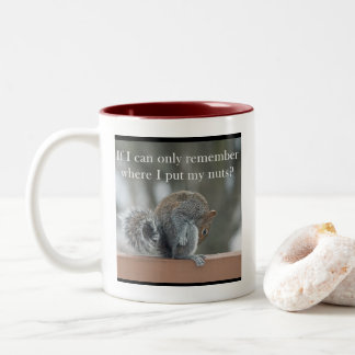 Squirrels Can´t Remember? Two-Tone Coffee Mug