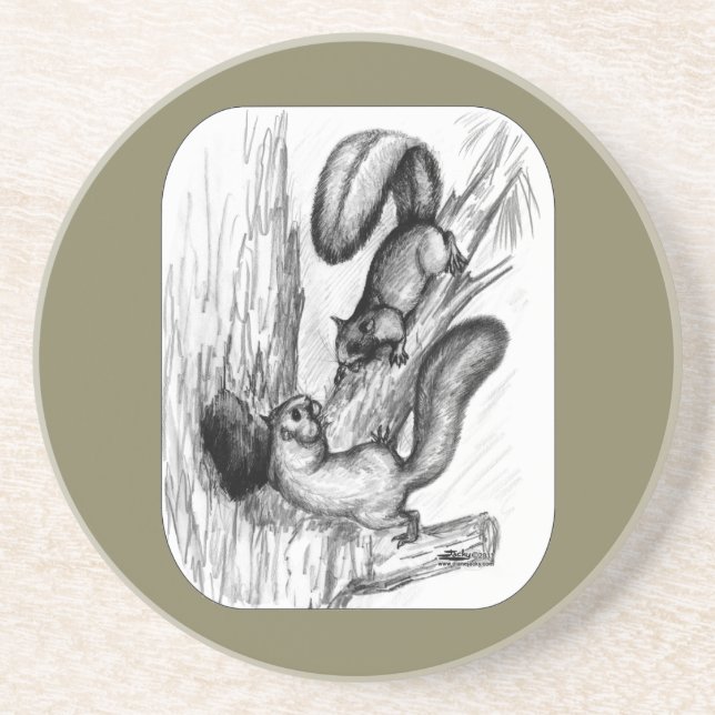 Squirrels Coaster (Front)
