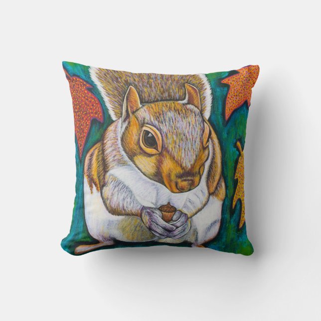 Squirrels Cushion (Front)