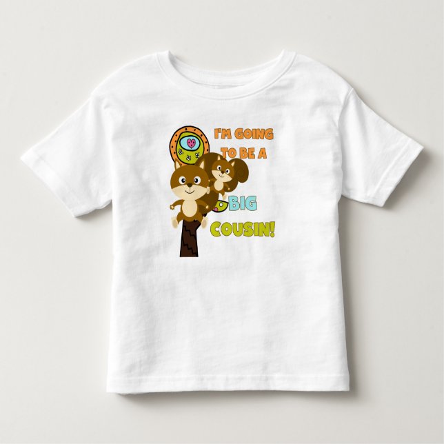 Squirrels Future Big Cousin Toddler T-Shirt (Front)