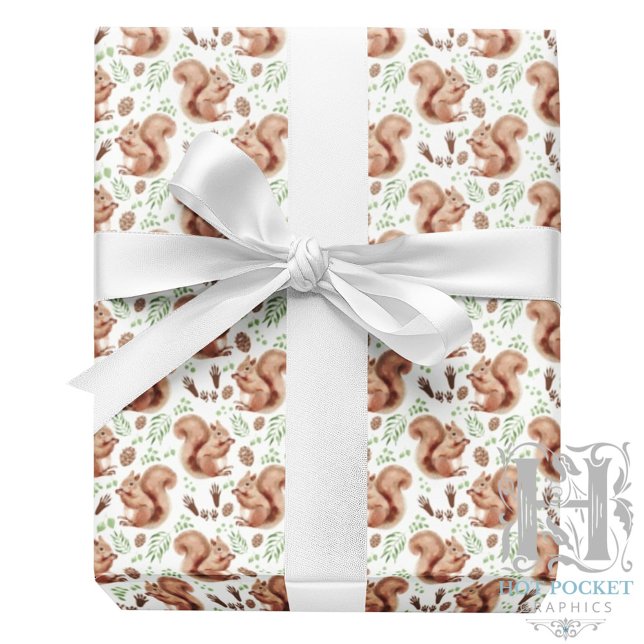Squirrels Gift Wrapping Paper (Creator Uploaded)
