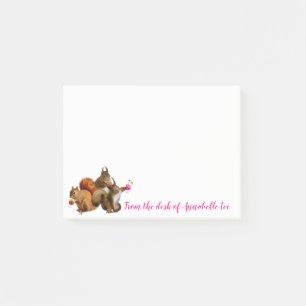 Squirrels Just Wanna Have Fun Personalize Post-it Notes