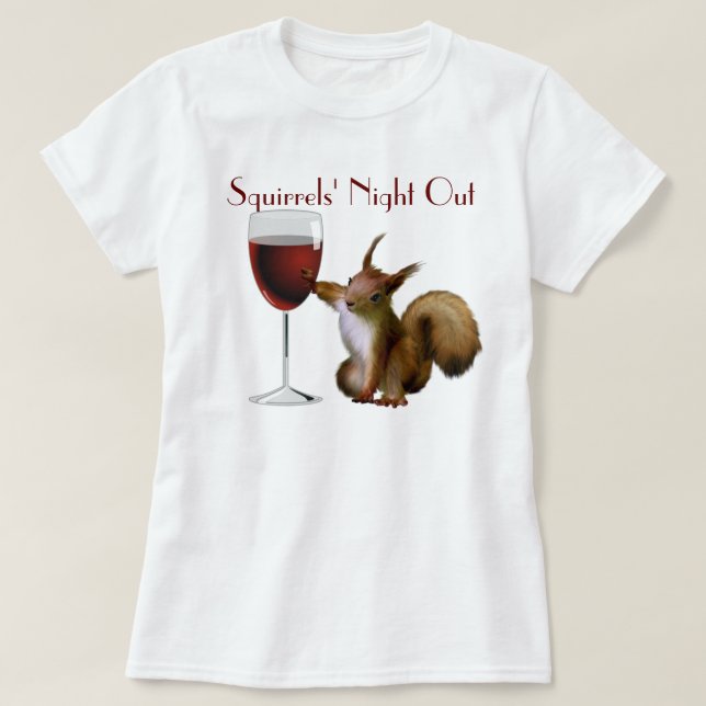 Squirrels' Night Out T-Shirt (Design Front)