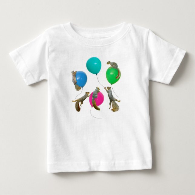 Squirrels on Balloons Shirt (Front)